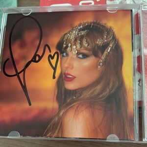 Taylor Swift signed The Life of a Showgirl CD
